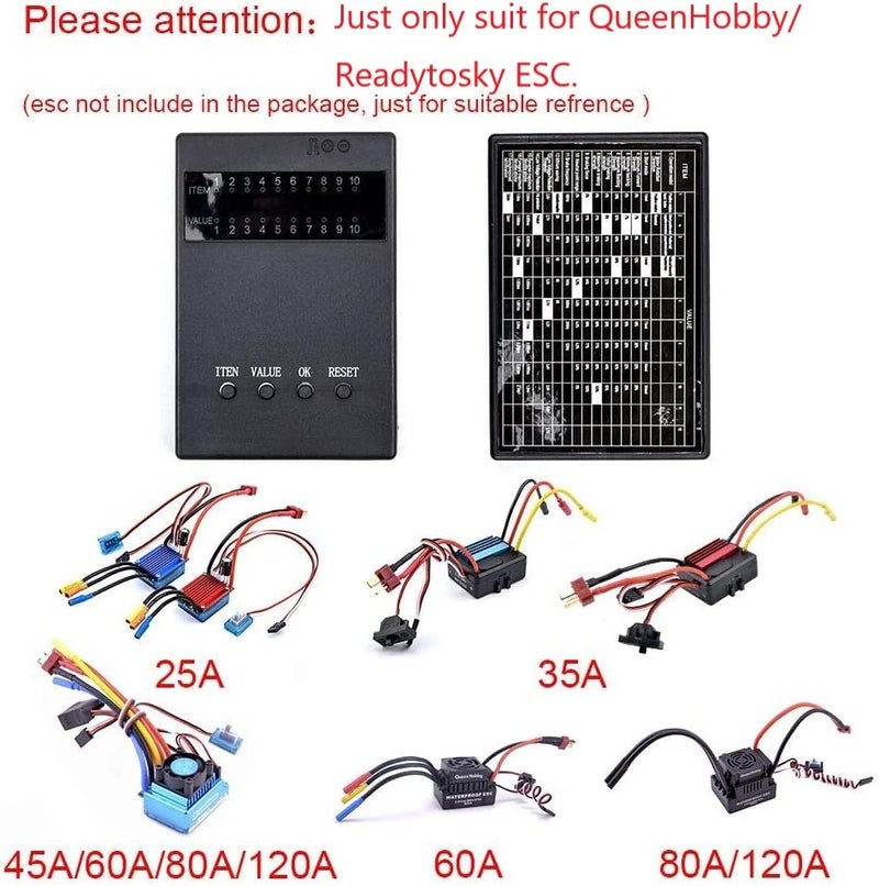 YoungRC New Programming Card for RC Car ESC Brushless Electronic Speed Controller - Image 5